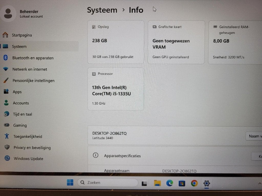 Dell Latitude 3440, Ophalen, 2 tot 3 Ghz, 14 inch, Zo goed als nieuw