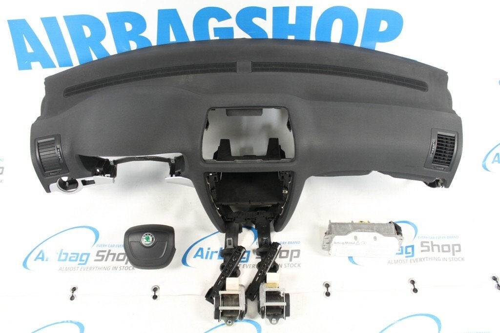 Airbag set - Dashboard Skoda Octavia facelift (2009-2013), Auto-onderdelen, Gebruikt, Ophalen of Verzenden