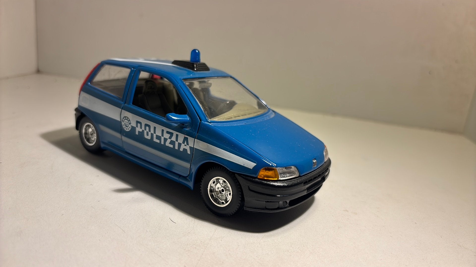 Fiat punto polizia bburago 1.24, Ophalen of Verzenden, Bburago, A, A