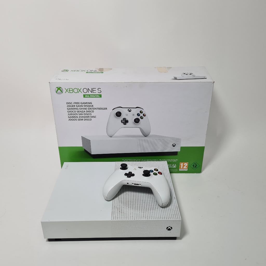 Xbox One S All Digital 1TB met Controller, Spelcomputers en Games, Spelcomputers | Xbox One, Gebruikt, Xbox One S All-digital
