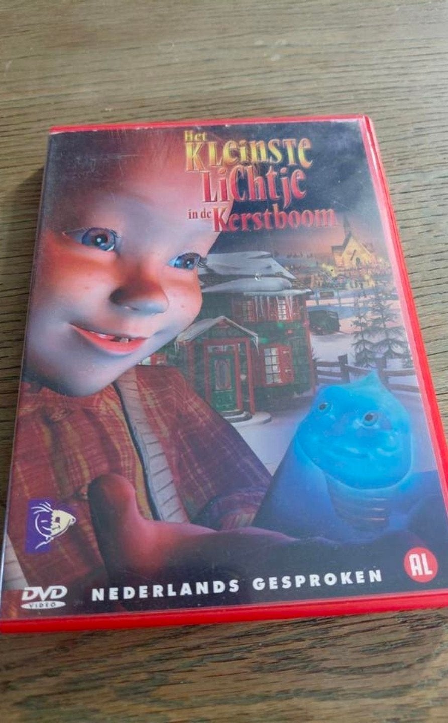 Het Kleinste Lichtje in de Kerstboom dvd. Kerst film, Ophalen of Verzenden, Gebruikt, Europees, Tekenfilm