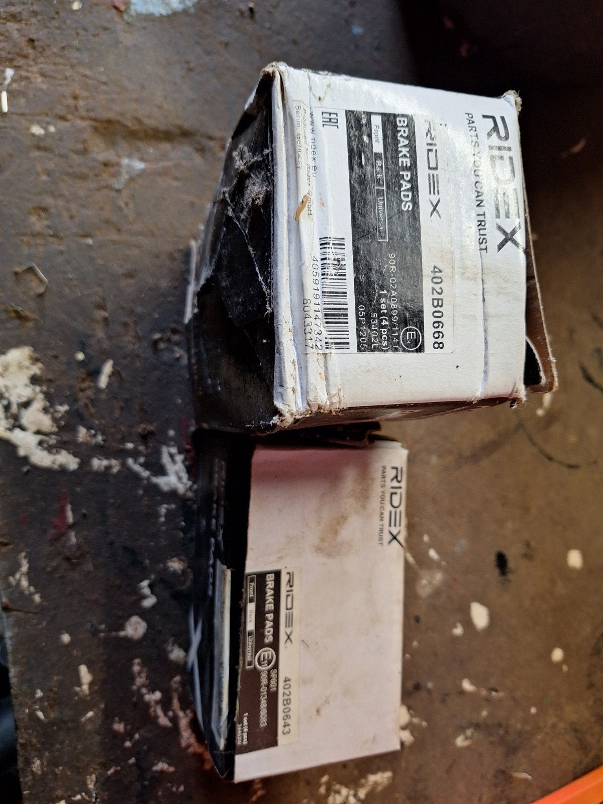 Nieuwe Ridex remblokken - 402B0668 & 402B0643, Ophalen of Verzenden, Nieuw, Universele onderdelen
