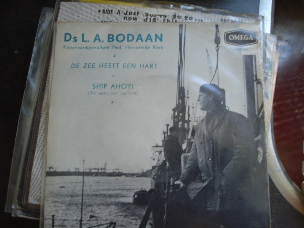 Ds L.A. Bodaan: De zee heeft een hart / Ship ahoy!, Gebruikt, Overige genres, 7 inch, Single