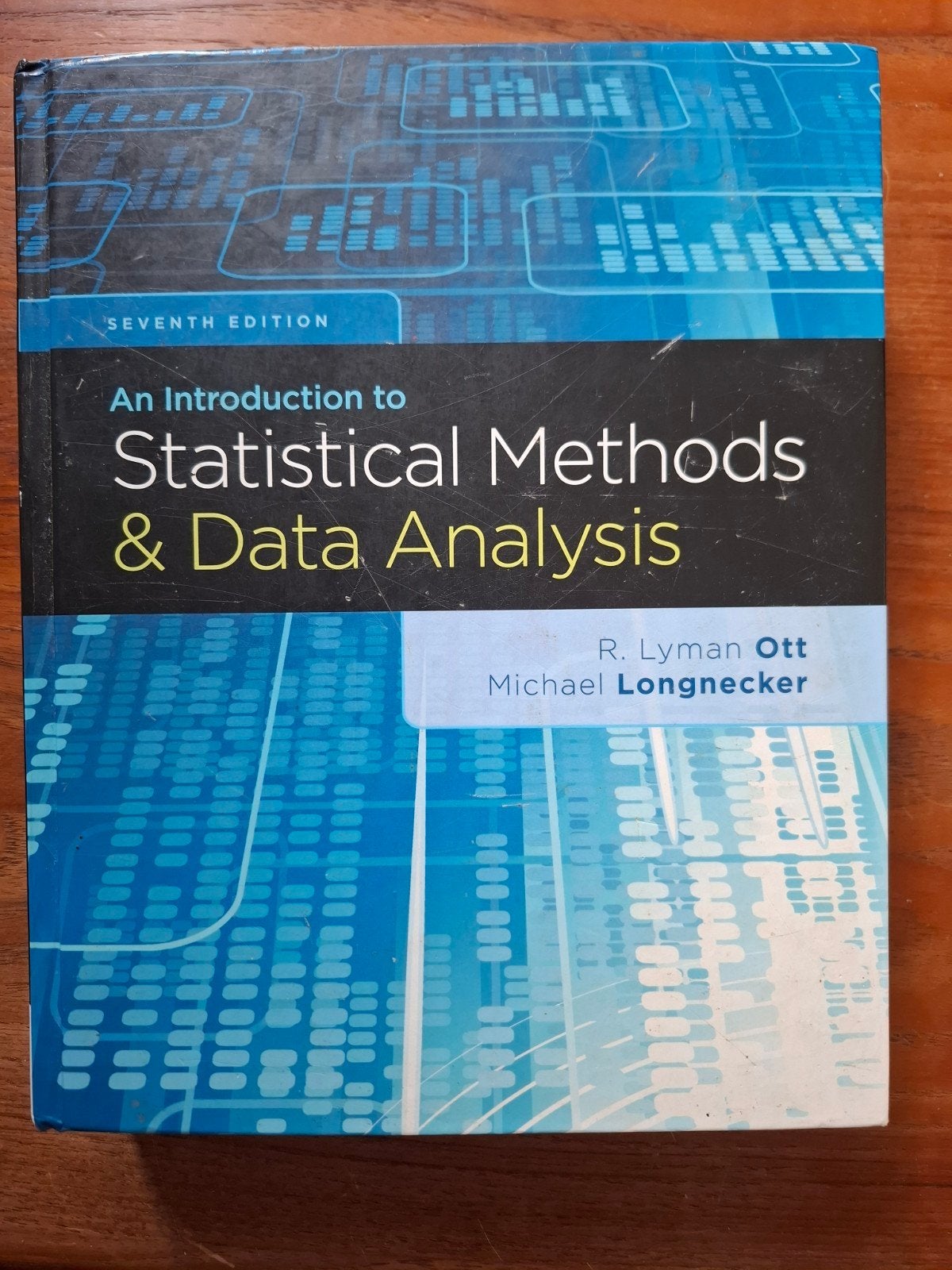 An introduction to Statistical Methods & Data Analysis, Boeken, WO, Ophalen, Gelezen, R. lyman Ott