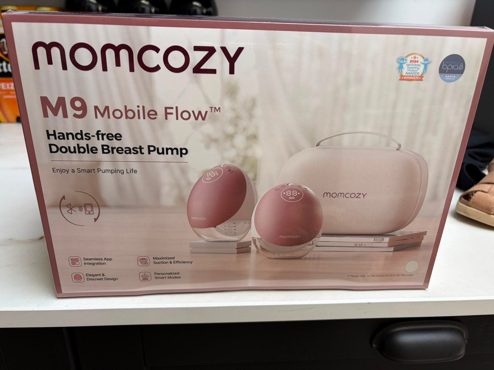 Momcozy M9 Mobile Flow - Breast Pump Brand New, Ophalen of Verzenden, Nieuw, Draagbaar, Borstkolf