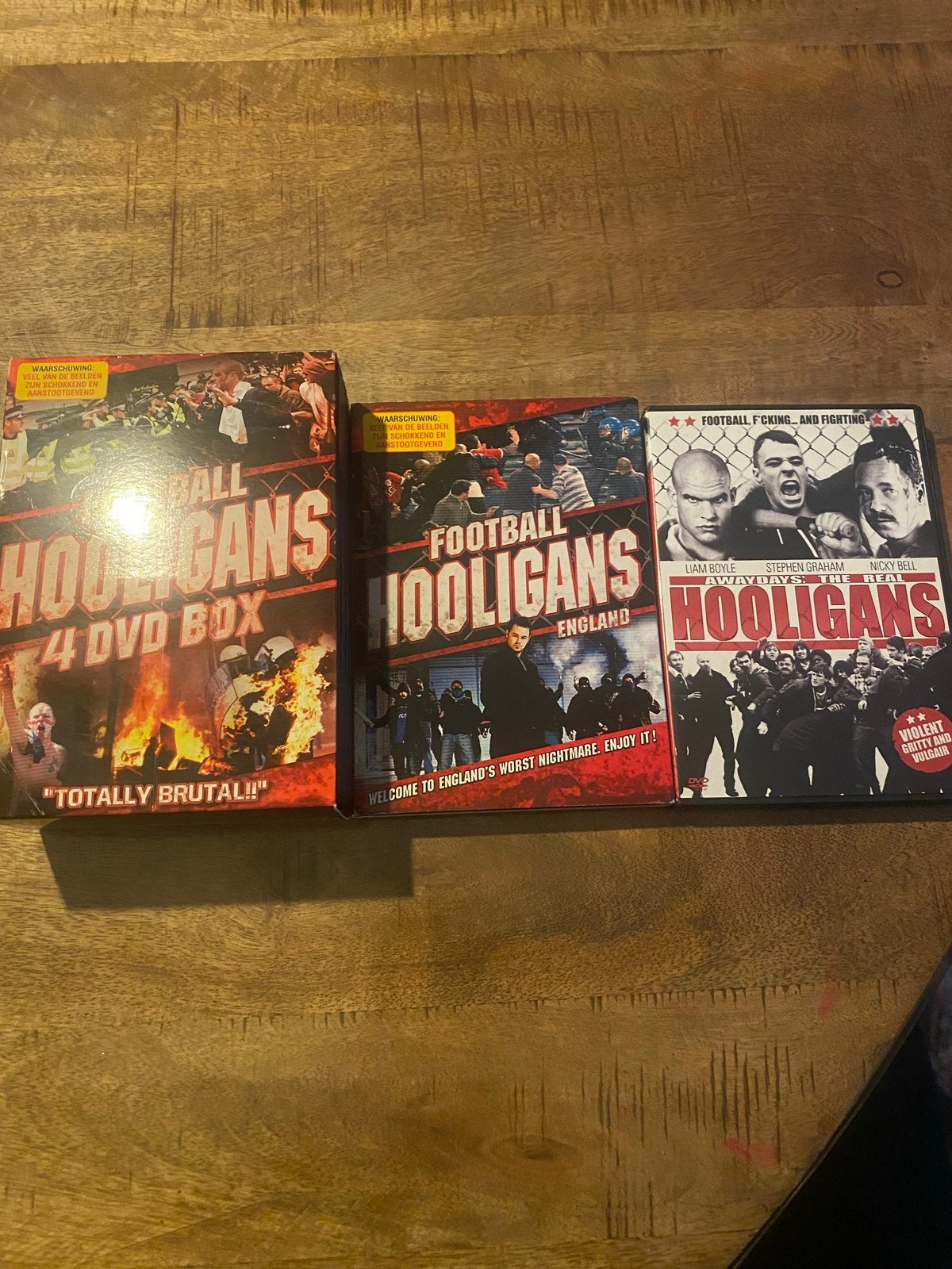 Football Hooligans 4 DVD Box + 1 losse DVD's, Vanaf 16 jaar, Nederlands, Actie, Ophalen of Verzenden