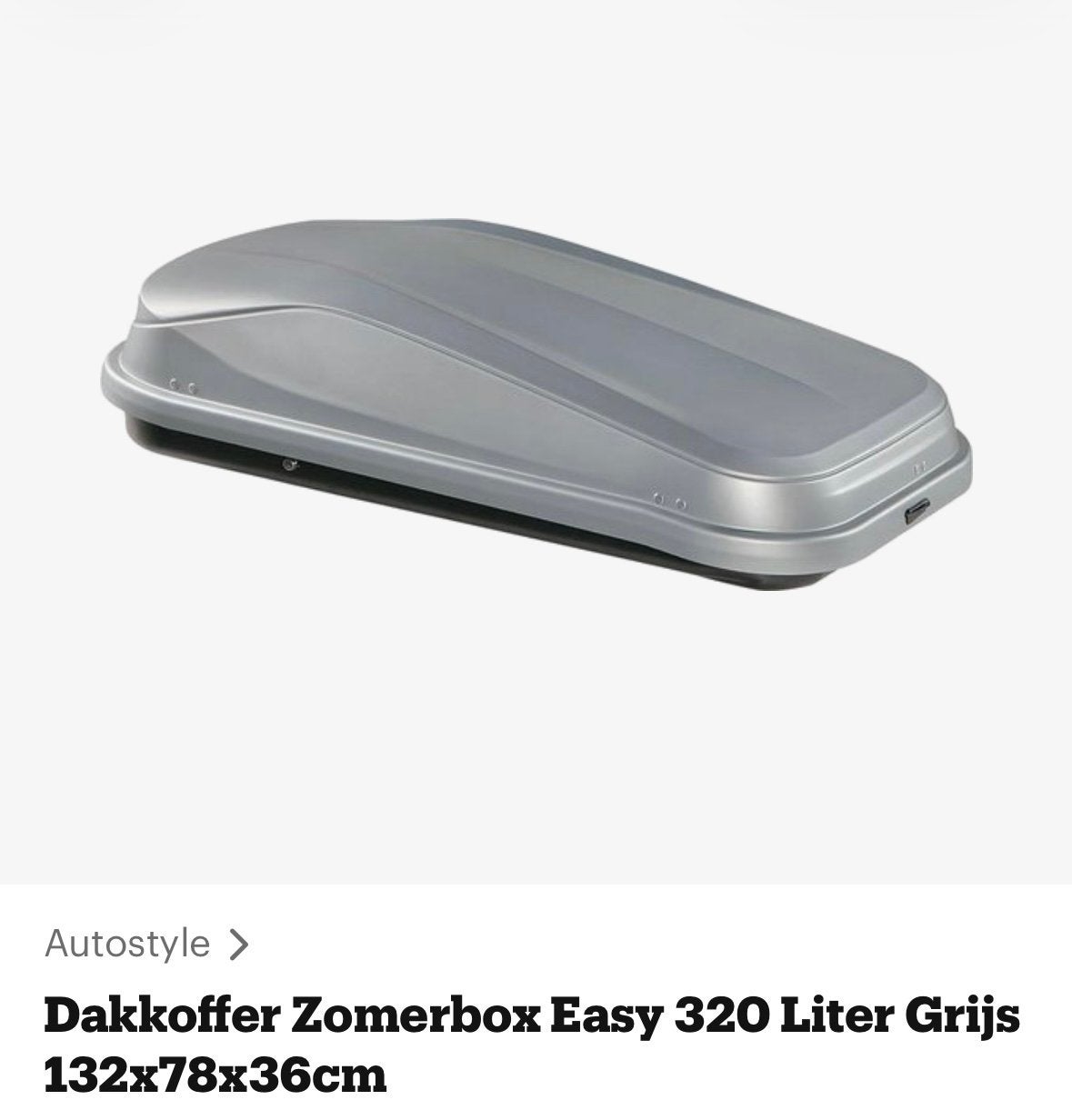 Te koop: zeer goede dakkoffer, Ophalen, Zo goed als nieuw