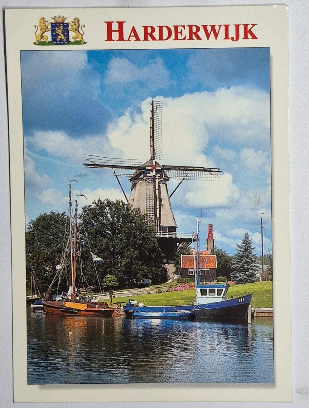 Harderwijk ( Gld. ) Molen De Hoop, Ophalen of Verzenden, 1980 tot heden, Gelopen, Gelderland