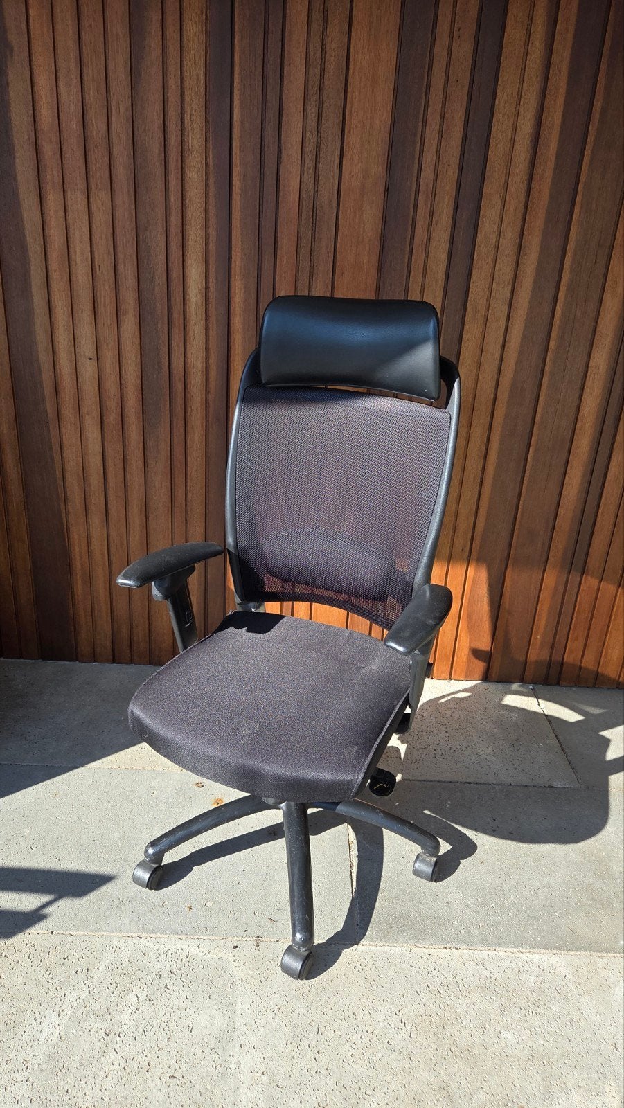 Bureaustoel ergonomisch, Ophalen, Gebruikt, Zwart, Bureaustoel