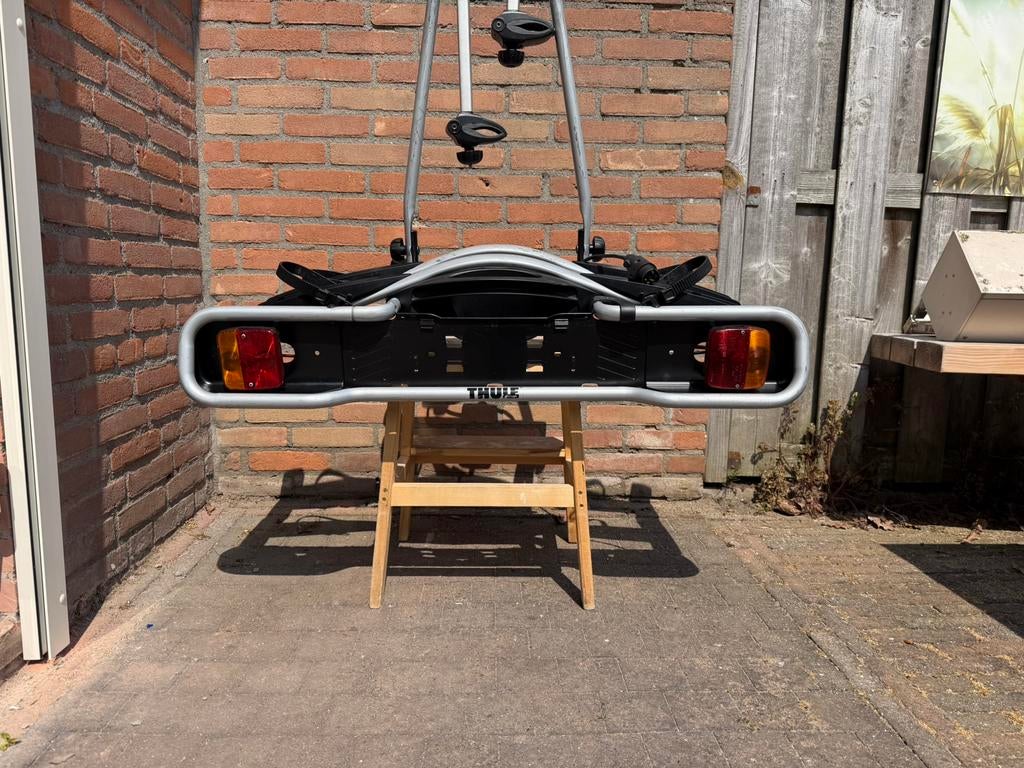Thule Euroway 945 fietsendrager, Auto diversen, Fietsendragers, Ophalen, 2 fietsen, Gebruikt, Trekhaakdrager