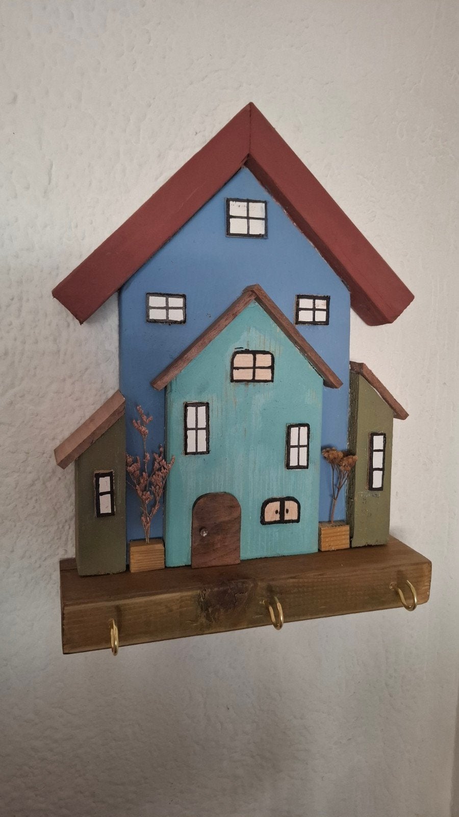 sleutelhouder, Ophalen, Nieuw, Hout