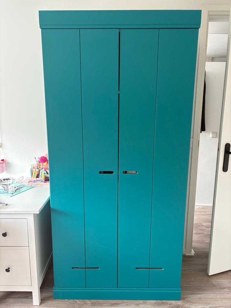 WOOOD Kledingkast, Huis en Inrichting, Ophalen, Gebruikt, 50 tot 100 cm, 150 tot 200 cm