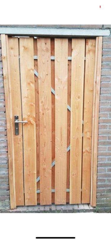 Douglas tuindeuren uit voorraad v.a. 155,-, Tuin en Terras, Tuinpoorten, Nieuw, Ophalen of Verzenden, Hout, 200 cm of meer