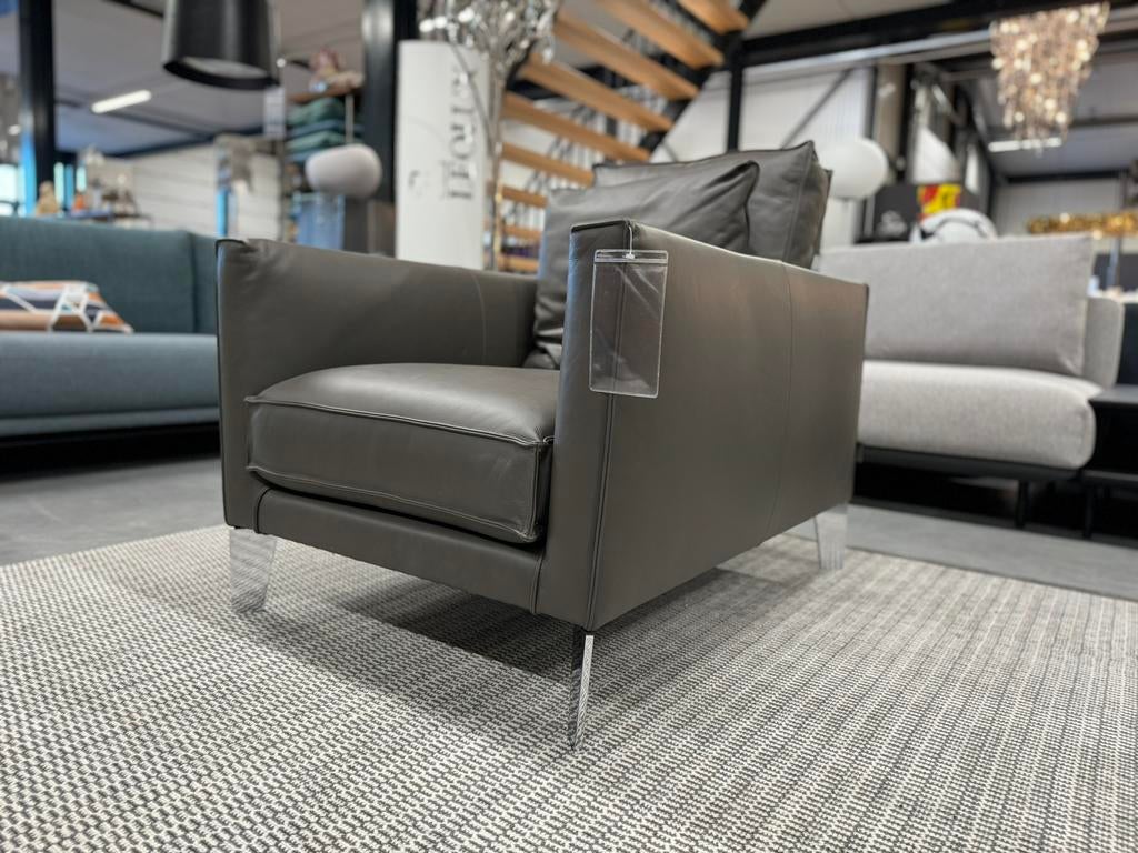 Nieuw Linteloo Metropolitan Diep Fauteuil Leer Design stoel, Nieuw, Ophalen of Verzenden, Linteloo, Leer