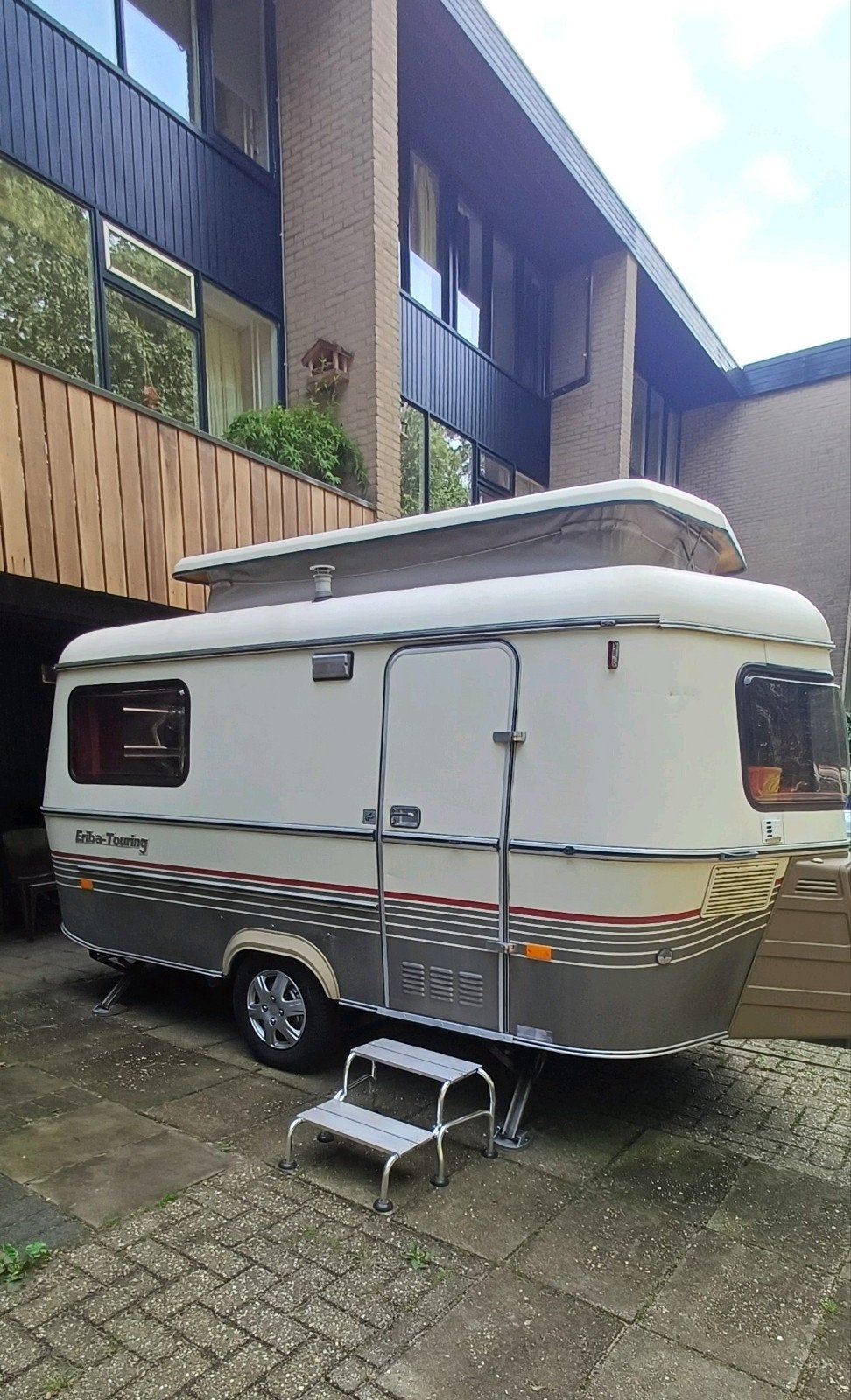 Vintage Eriba touring triton 1989 dometic opblaas voortent, Caravans en Kamperen, Standaardzit, Particulier, 500 - 750 kg, Eriba