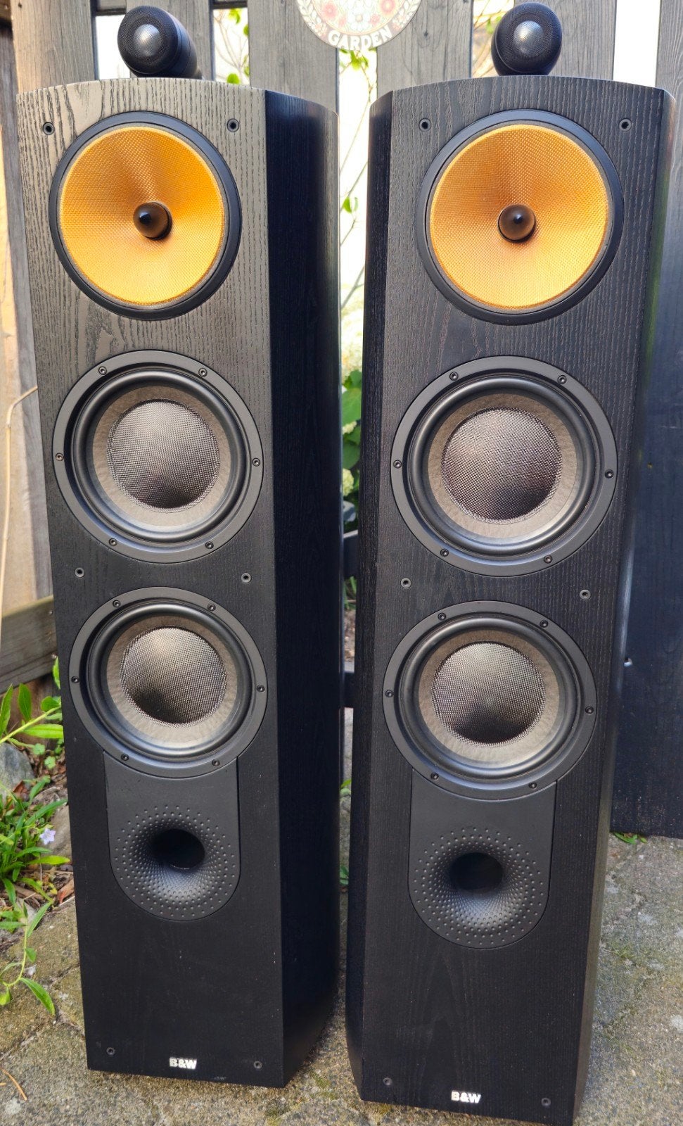 B&W Nautilus 803 topzuilen, voorganger Diamond, Black Ash, Audio, Tv en Foto, Luidsprekers, Vloerstaande luidspreker, B&W, Bowers & Wilkins (B&W)