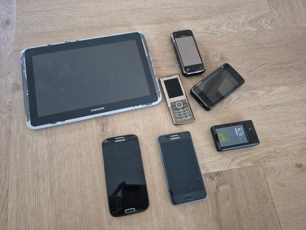 Diverse Nokia en Samsung telefoons met Samsung tablet, Ophalen of Verzenden