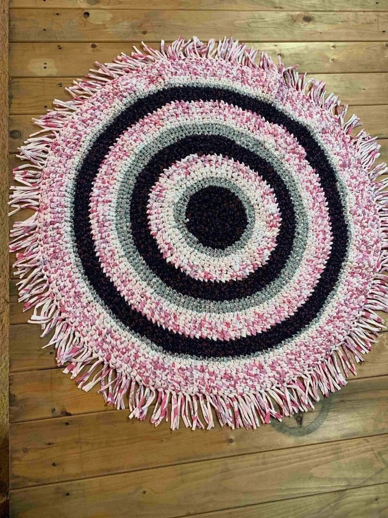 Rond tafelkleedje roze tint Ibiza Boho Bohemian 80 cm, Djt@dejuistetoon.eu, Ophalen of Verzenden, Zo goed als nieuw, Mon Plaisir 19, Etten-Leur, Netherlands