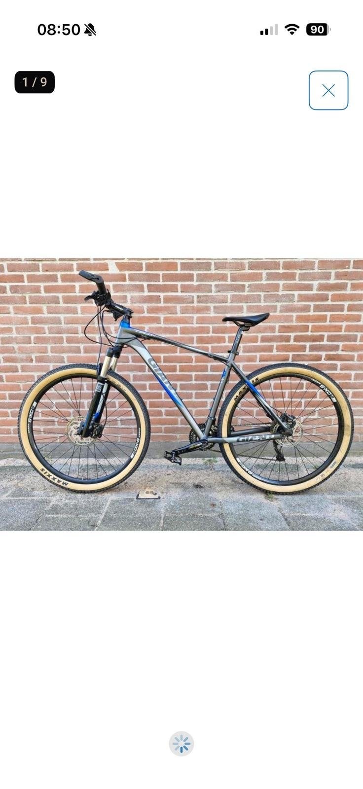 Giant Talon 29er Mountainbike met Schijfremmen, Fietsen en Brommers, Fietsen | Mountainbikes en ATB, Ophalen, Gebruikt, Hardtail
