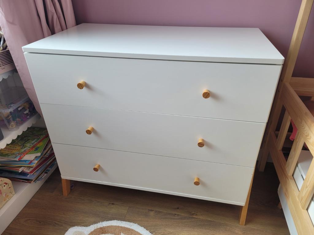 Petite Amelie Commode, Ophalen, 50 tot 70 cm, 100 cm of meer, 90 tot 105 cm