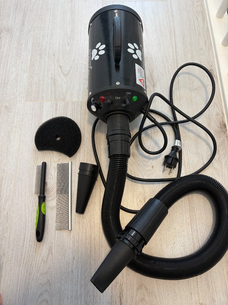 Honden waterblazer fohn pawr zwart, Overige merken, Ophalen of Verzenden, Zo goed als nieuw, Waterblazer/föhn