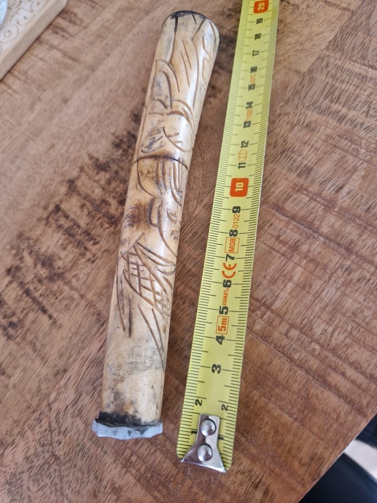 Antieke stempel van been, Ophalen of Verzenden