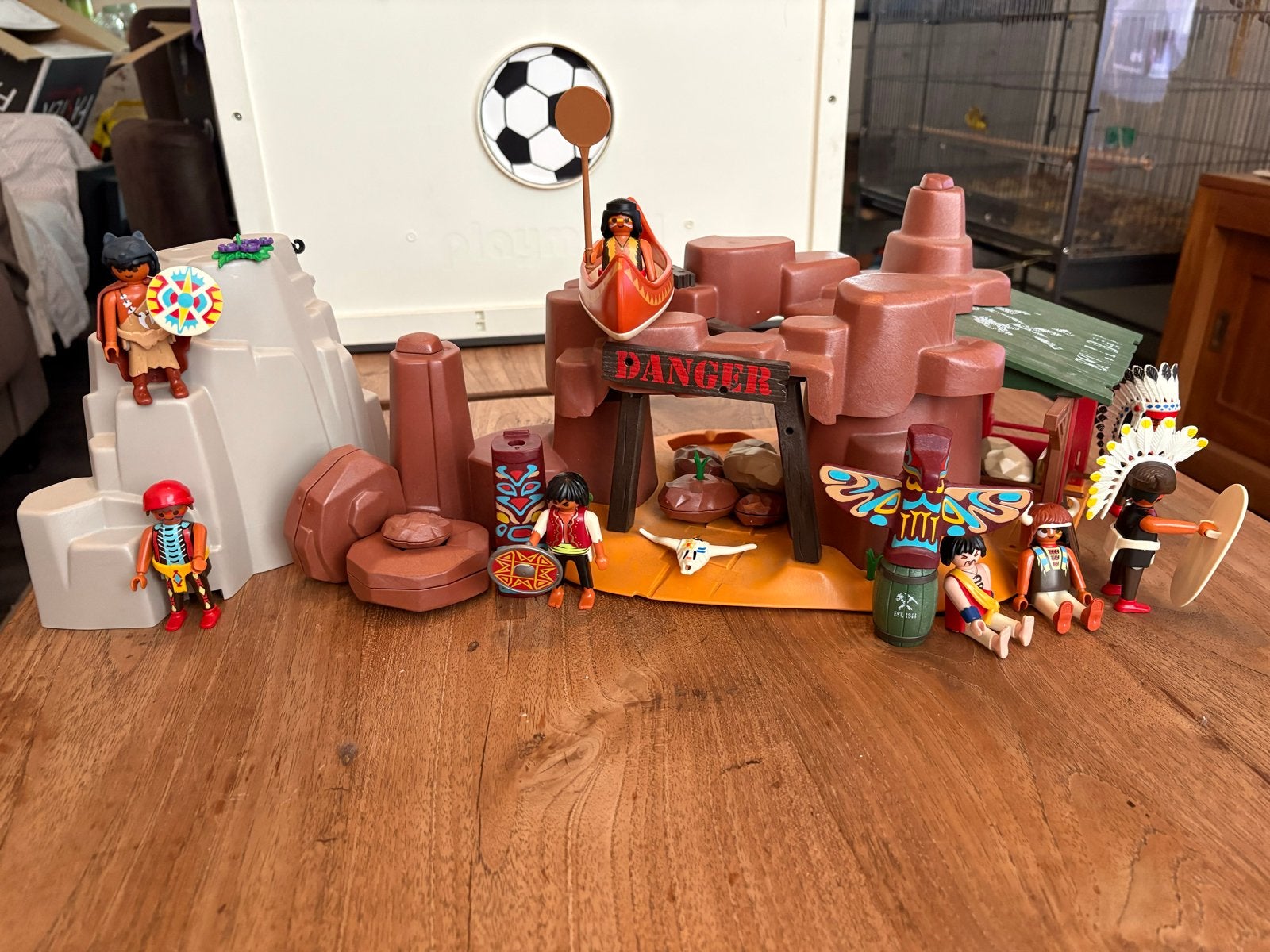 Playmobil Indianen Thema Set - Compleet met Figuren en Kano, Ophalen, Gebruikt, Losse onderdelen, Overige typen