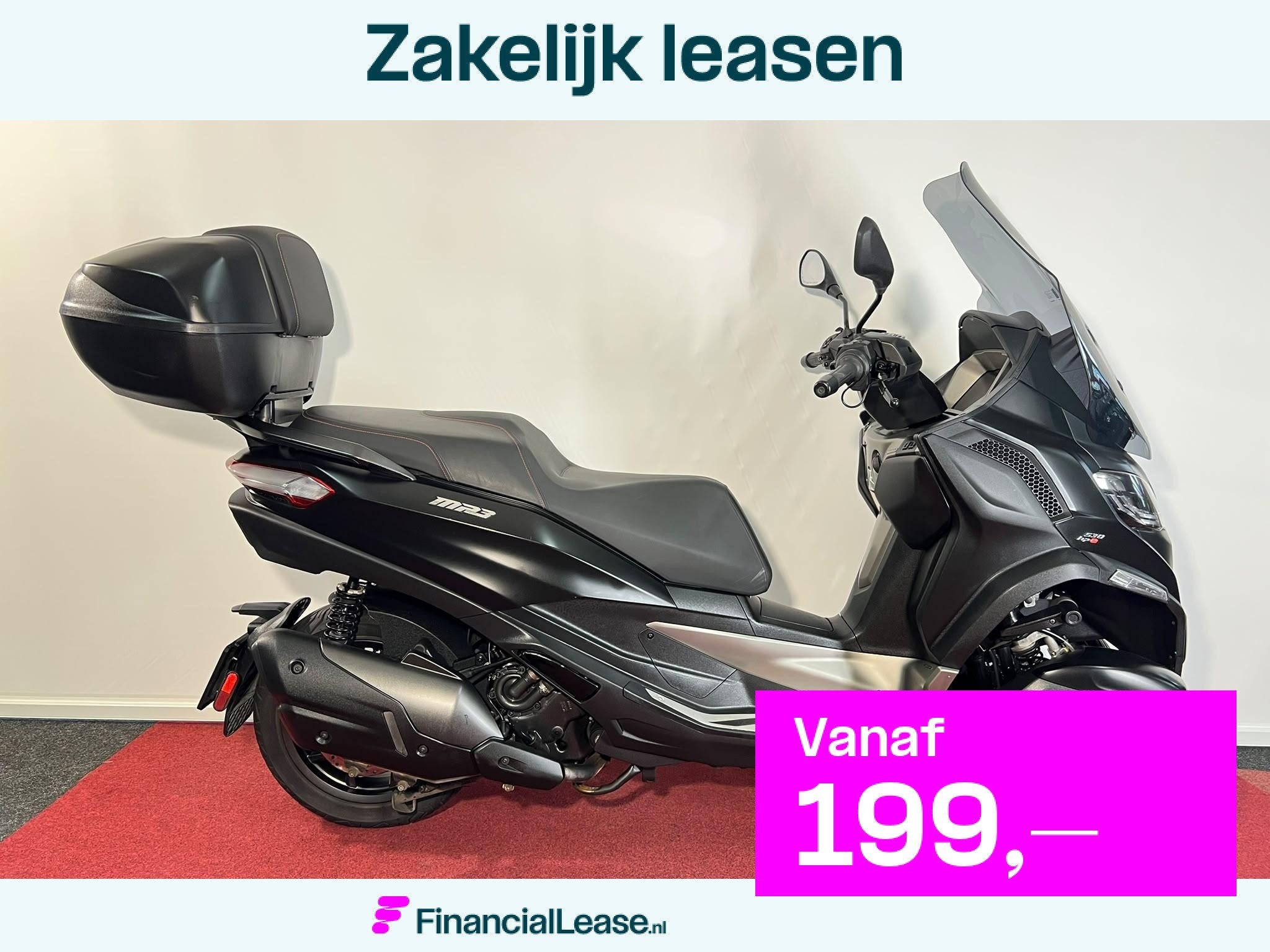 Piaggio MP3 530 HPE Exclusive, Motoren, Handvatverwarming, Automaat, 12 t/m 35 kW, Scooter