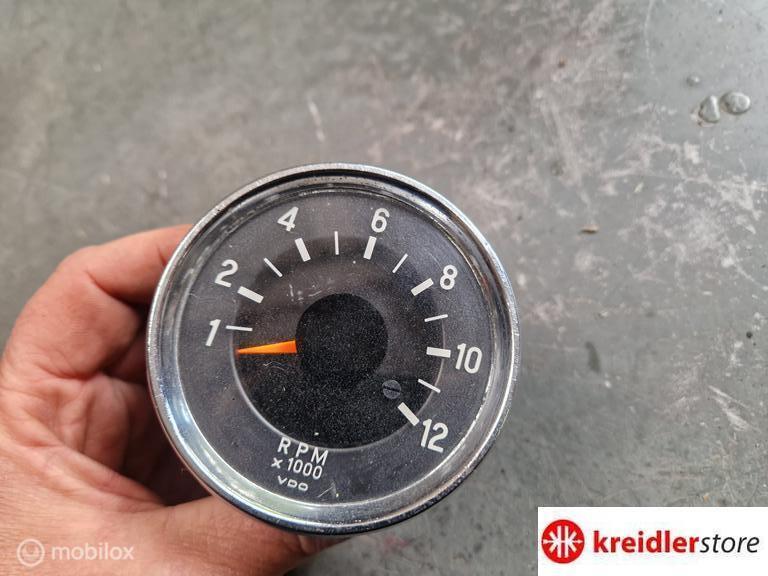 Kreidler VDO toerenteller origineel werkt goed, Gebruikt, Kreidler, Ophalen of Verzenden, Kreidler