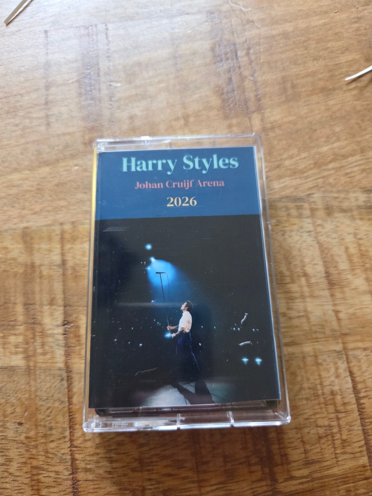 Harry Styles Johan Cruijff Arena 2026 Cassette, 1 bandje, Ophalen of Verzenden, Zo goed als nieuw, Voorbespeeld