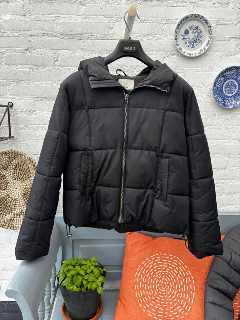 Object winterjas, Kleding | Heren, Jassen | Winter, Ophalen of Verzenden, Zo goed als nieuw, Maat 46 (S) of kleiner, Zwart