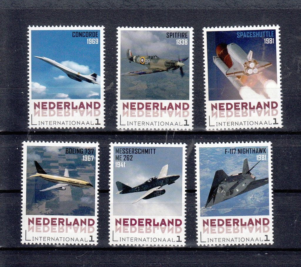 persoonlijke vliegtuigen Internationaal,concorde, spitfire, Postzegels en Munten, Postzegels | Nederland, Ophalen of Verzenden