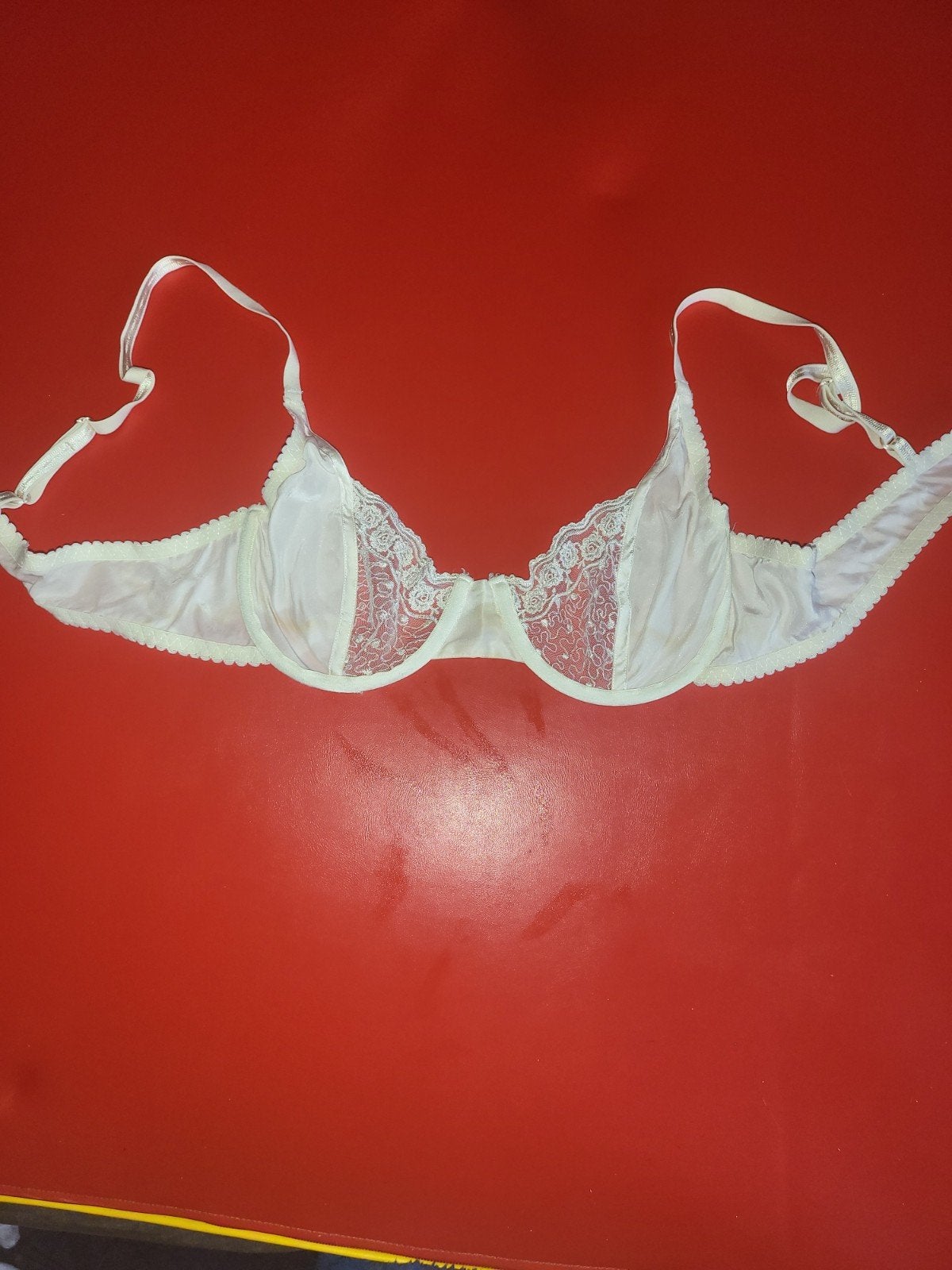 Mooie witte BH met kant, maat 80B, Miss Mary, Verzenden, Wit, BH