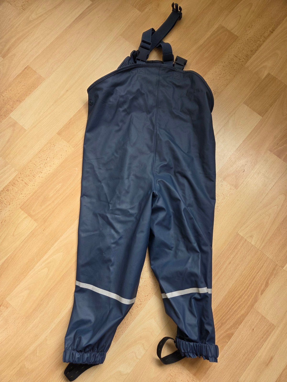 Playshoes regenbroek met bretels - maat 98 ZGAN!, Ophalen, Zo goed als nieuw, Regenpak, Kinderen
