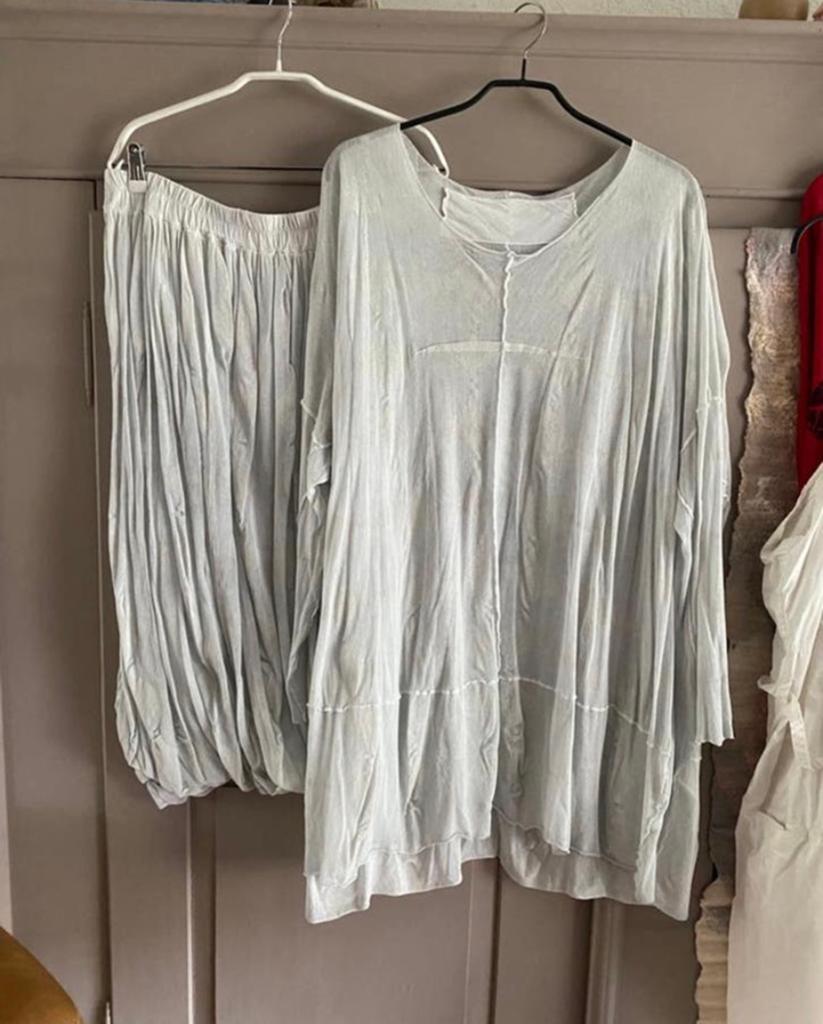 Prachtig set: Rok + Tuniek Rundholz mt. XL, Kleding | Dames, Blouses en Tunieken, Zo goed als nieuw, Ophalen of Verzenden