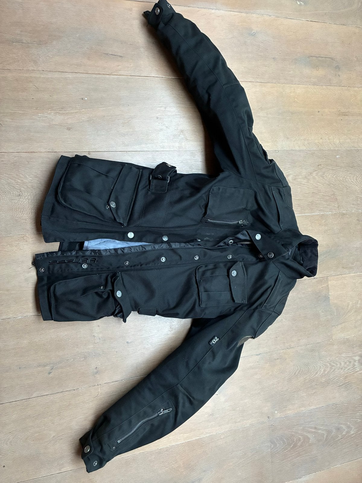 Segura motorjas met uitneembare voering, Ophalen of Verzenden, Tweedehands, Dames, Jas | textiel