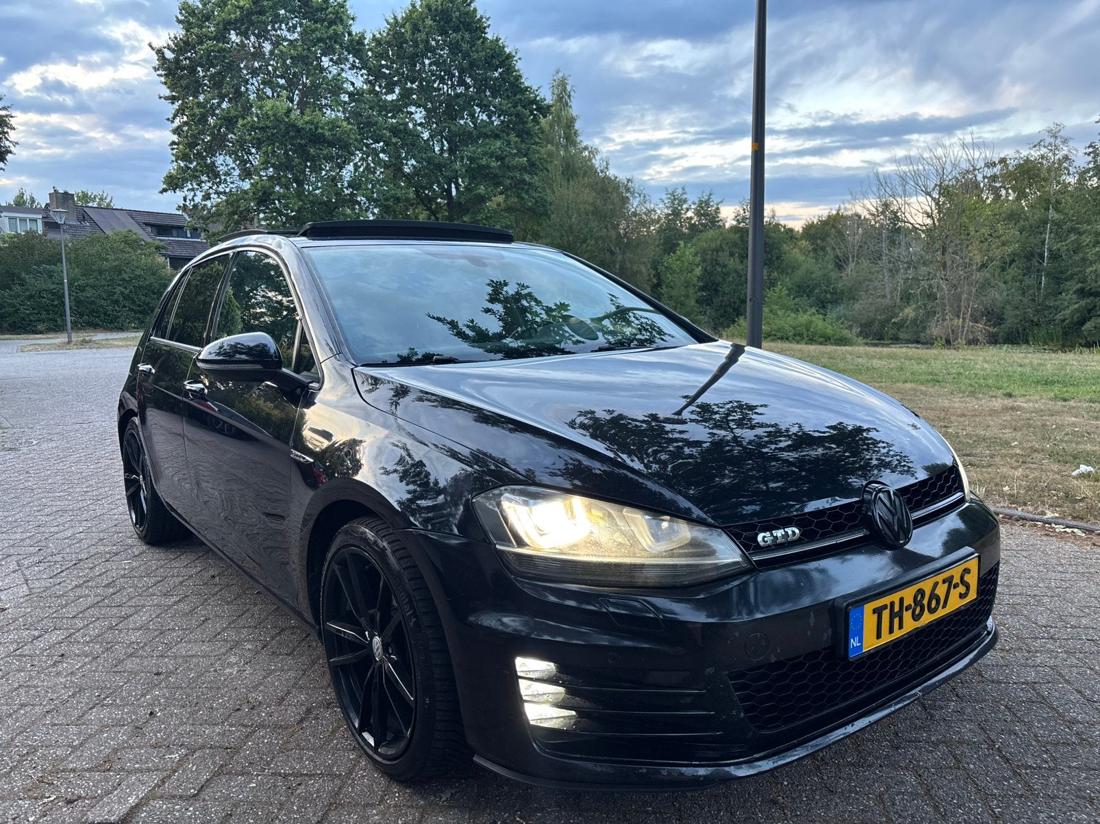 Volkswagen Golf GTD 2.0 TDI 110KW 5D DSG 2013 Zwart, Auto's, Volkswagen, 680 kg, 4 cilinders, Zwart, Diesel