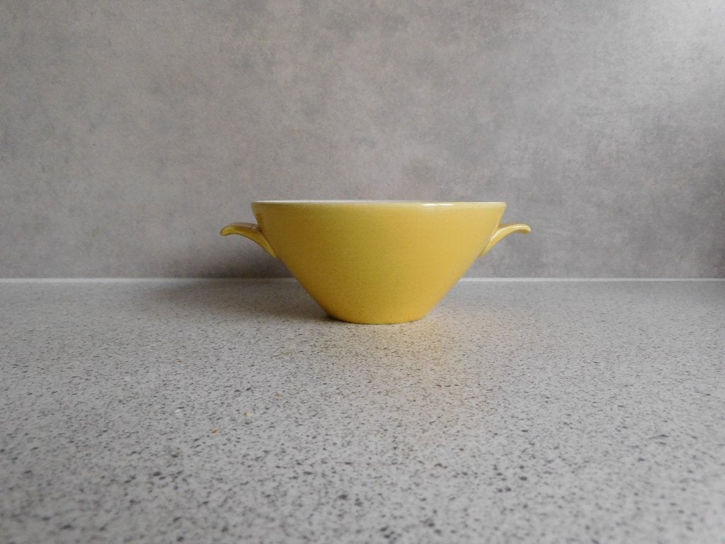 Soepkop Geel Villeroy & Boch 11,5 cm, Huis en Inrichting, Villeroy & Boch, Ophalen of Verzenden, Zo goed als nieuw, Overige stijlen