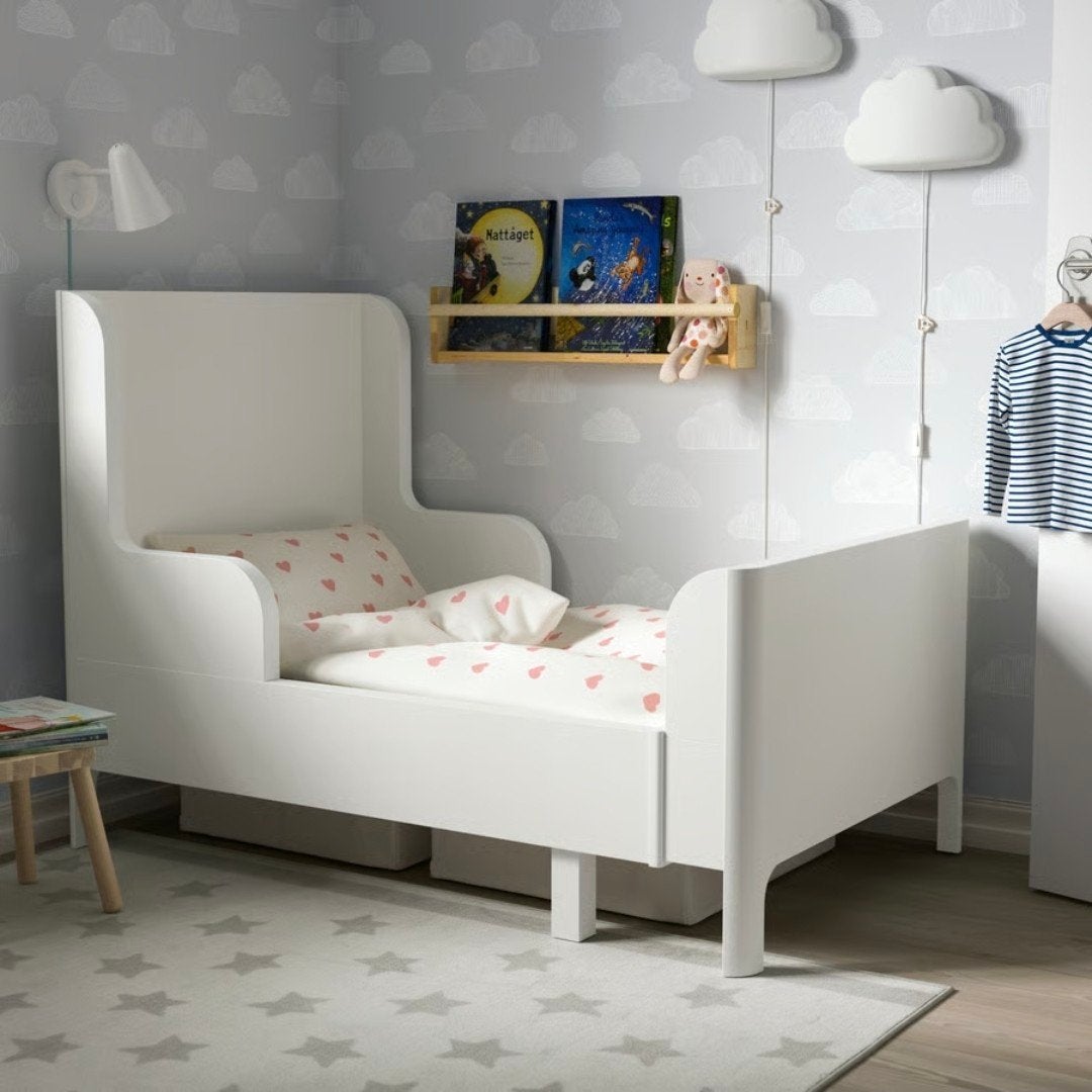 IKEA kinderbed meegroeibed - gratis af te halen, Gebruikt, 90 cm, Eenpersoons, Ophalen of Verzenden