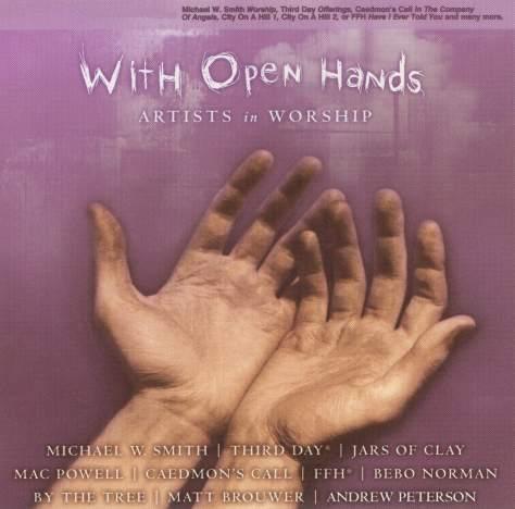 SALE--CD VARIOUS-With open hands-Artists in wors > 100%, Verzenden, Zo goed als nieuw, Gospel