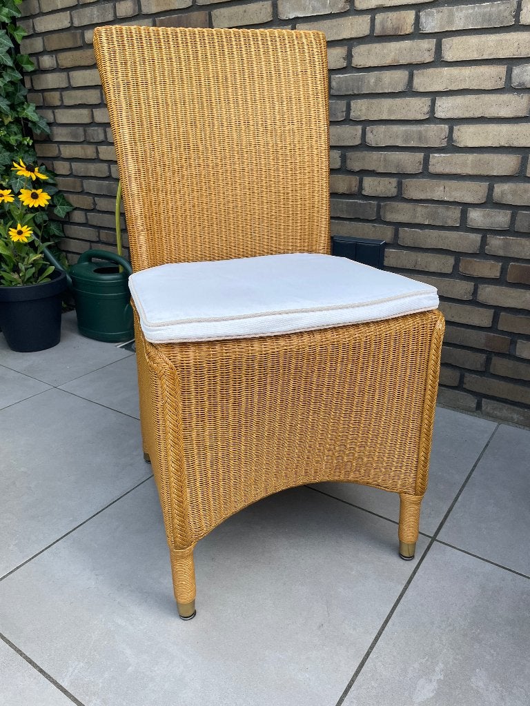 Eetkamerstoelen (6) Loyd loom met kussens, Ophalen, Gebruikt, Overige kleuren, Natuurlijk, Landelijk