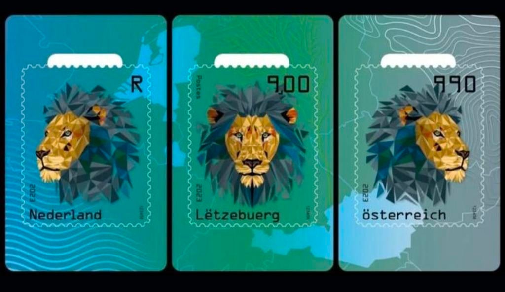 Crypto Stamp Lion door PostNL, Luxembourg en Oostenrijk, Ophalen of Verzenden, Na 1940, Postfris