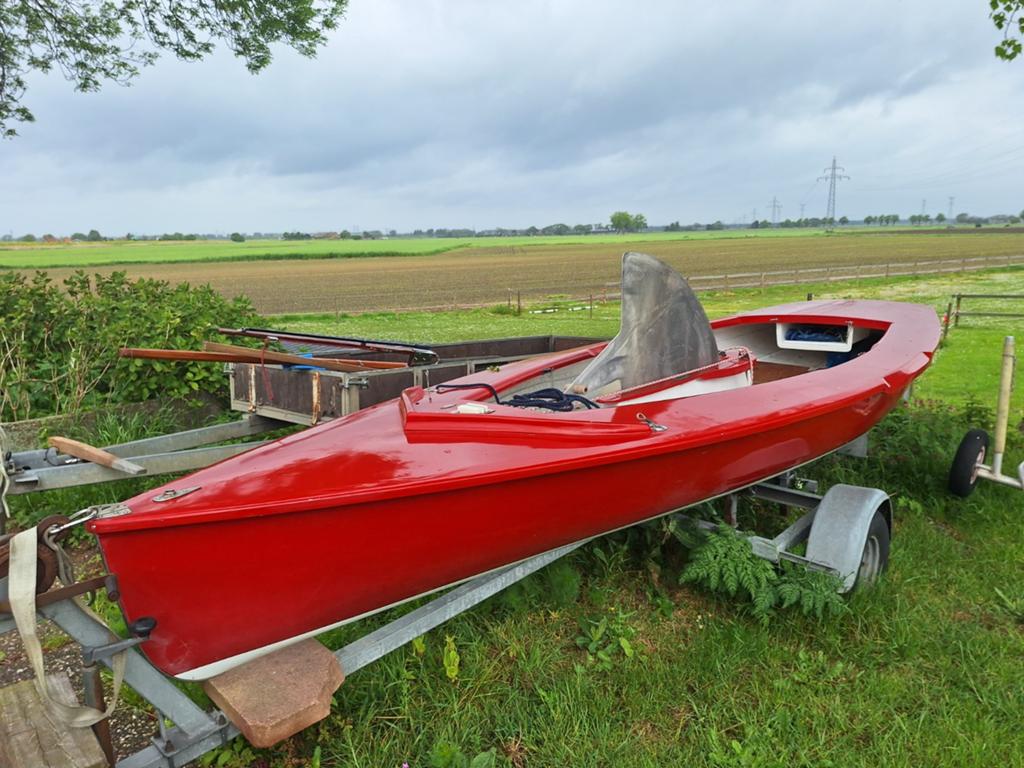 Mooie Olympiajol van polyester., Watersport en Boten, Ophalen, Aluminium