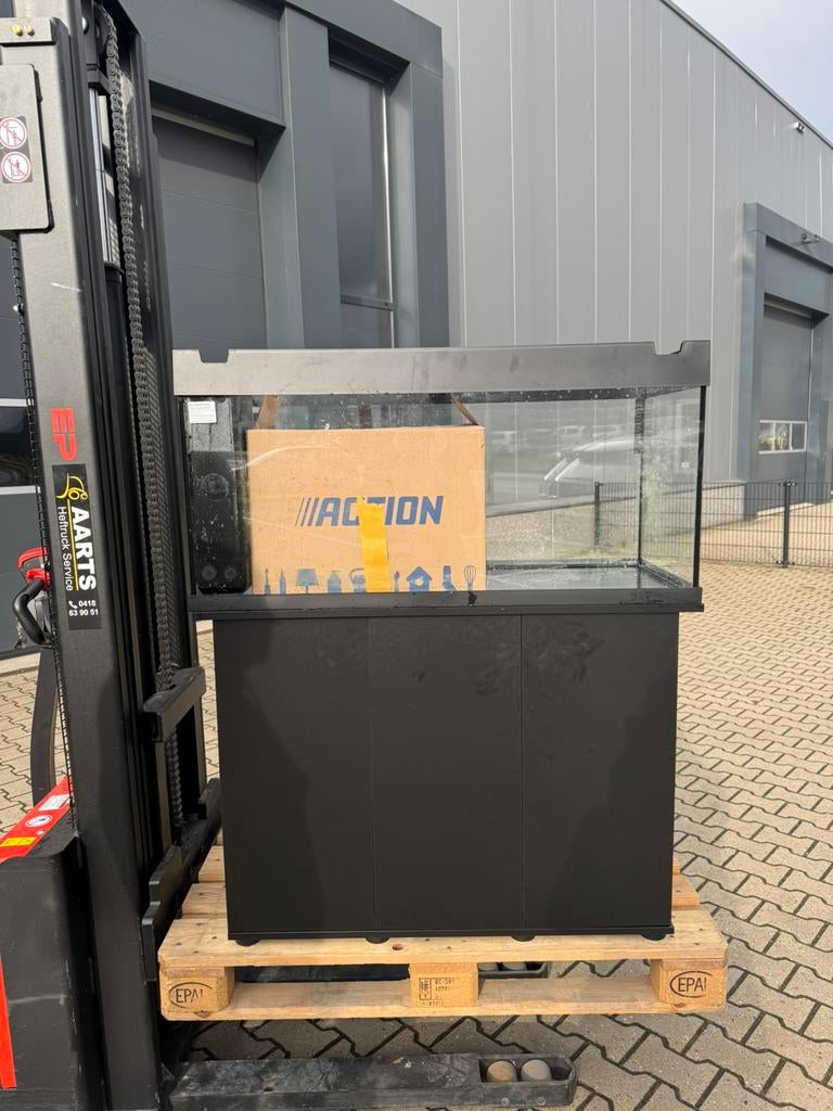 JUWEL Aquarium Rio incl. onderkast LED zwart 180 L, Ophalen, Zo goed als nieuw, Leeg aquarium