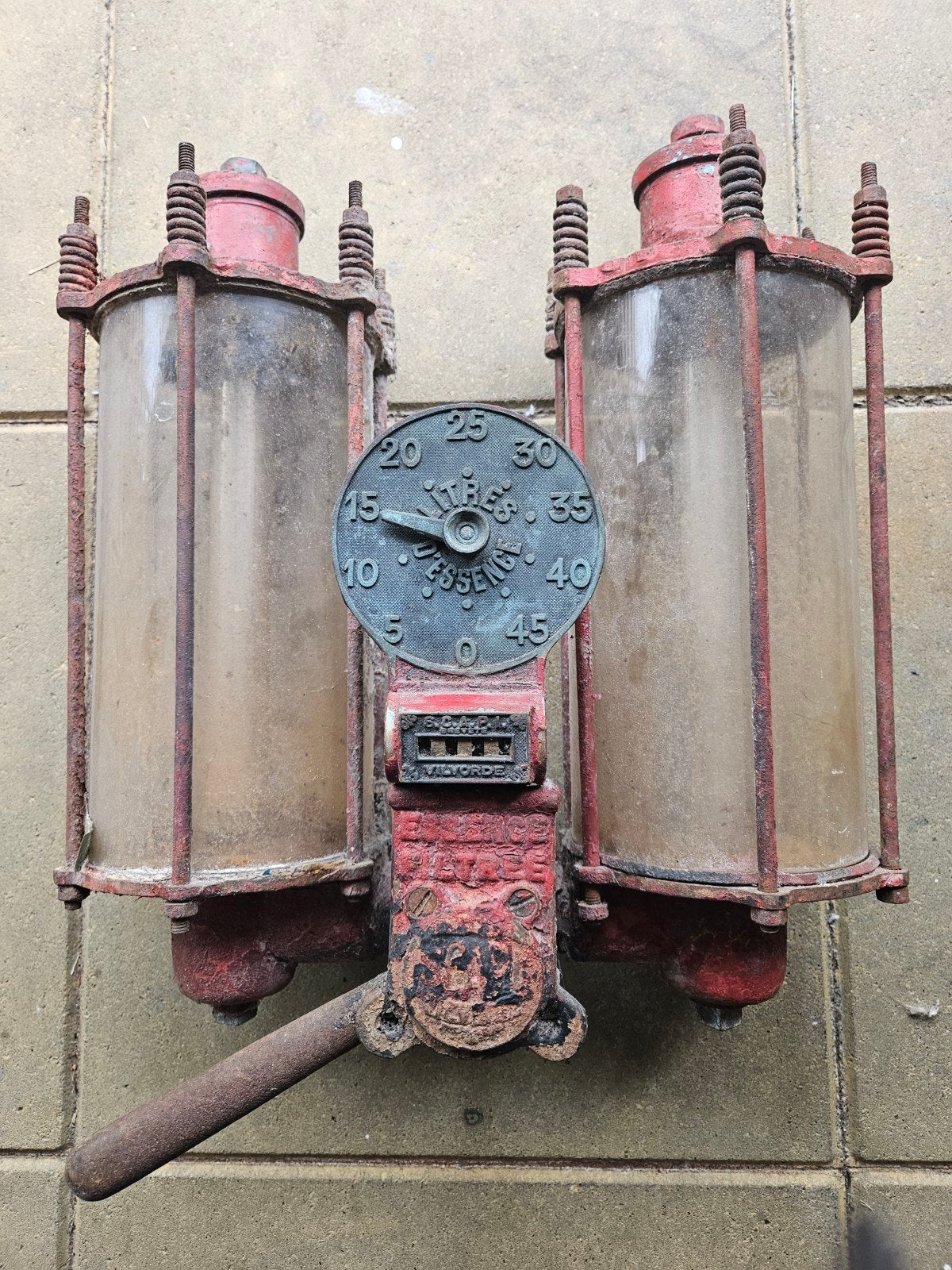 Vintage benzinepompen., Ophalen