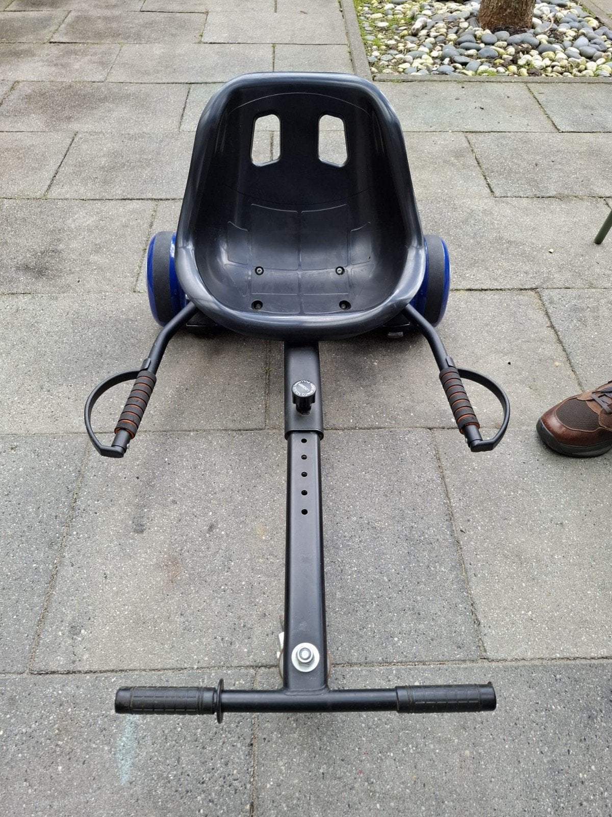 Hoverboard met zitje en oplader - Blauw, Fietsen en Brommers, Steps, Ophalen, Gebruikt, Elektrische step (E-scooter), Onbekend