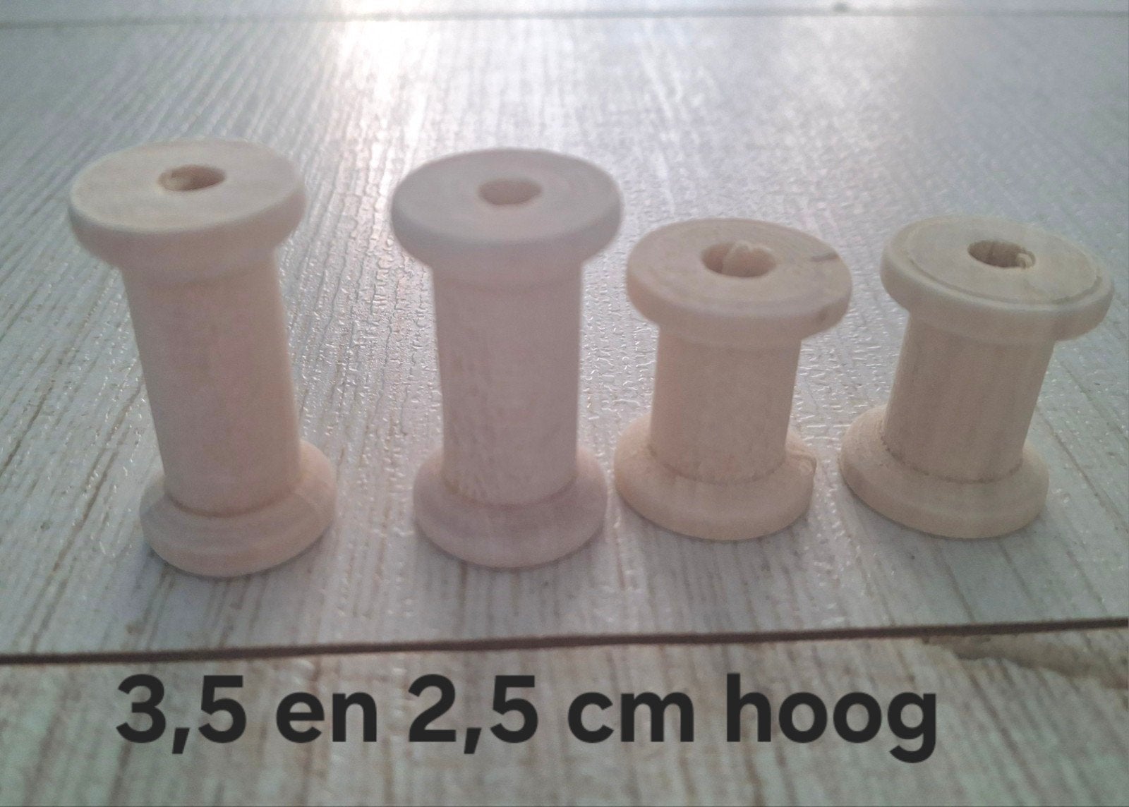 Houten klossen voor knutselen of decoratie, Knutselmateriaal, Beige, Nieuw, Hout