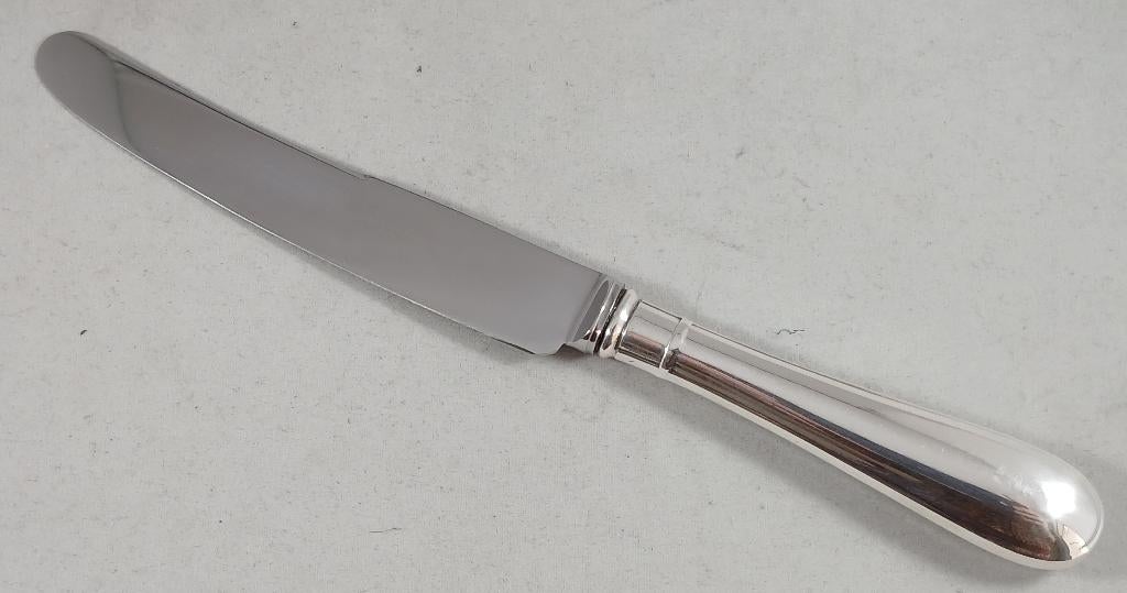 Zilveren dessertmes Hollands Glad antiek 835 zilver, Ophalen of Verzenden, Zilver