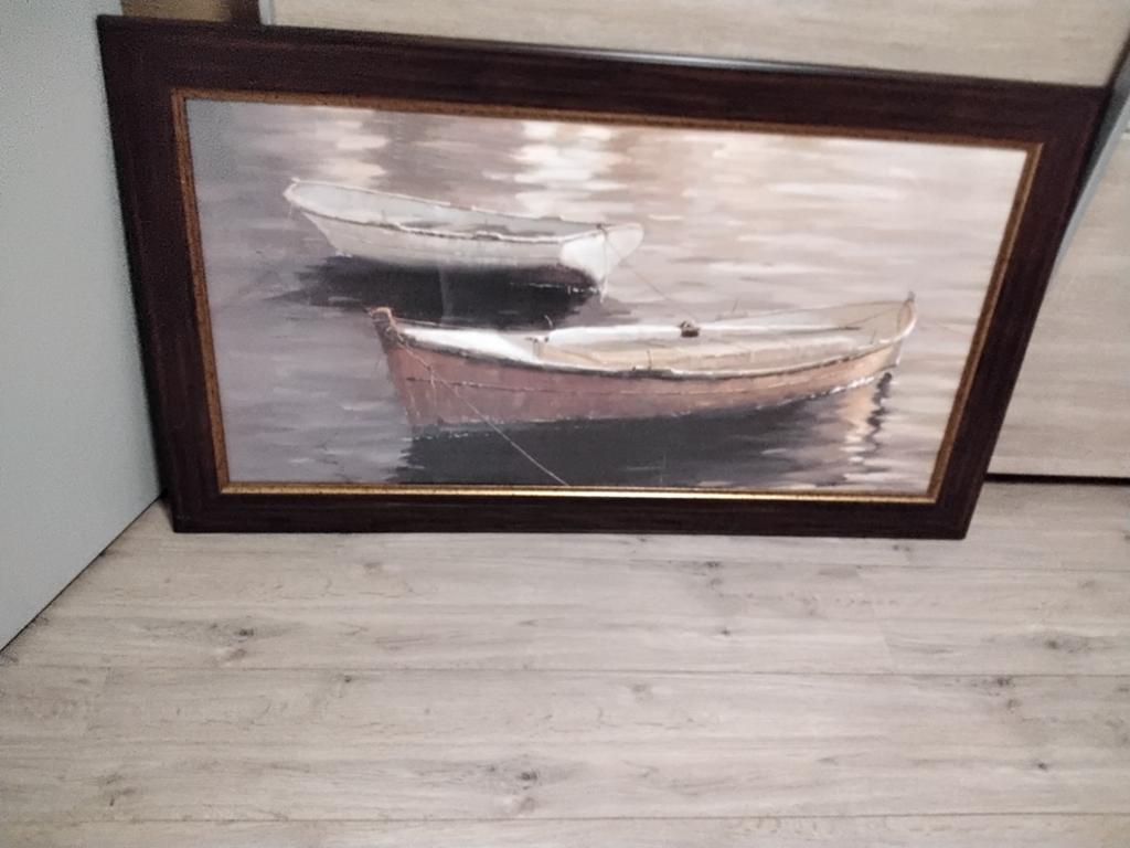 Mooie Grote partij diverse schilderijen scheepvaart mariteam, Antiek en Kunst, Ophalen