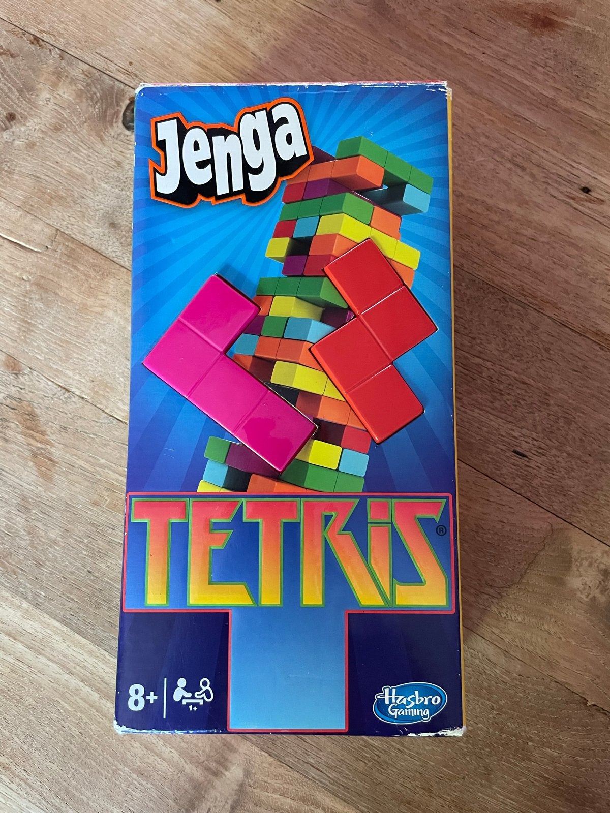 Jenga Tetris - Stapelspel van Hasbro Gaming, Een of twee spelers, Ophalen of Verzenden, Gebruikt